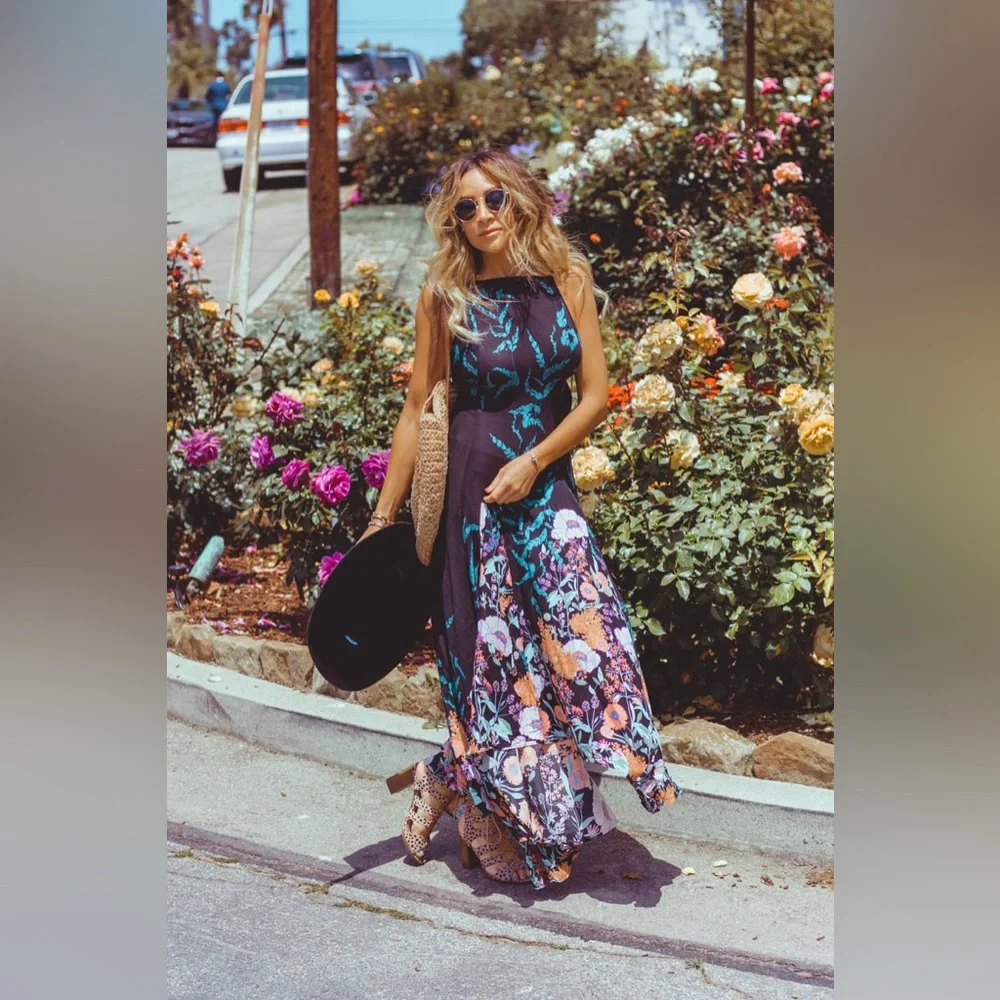 Free People Embrace It Floral Maxi Dress - Picture 2 of 11